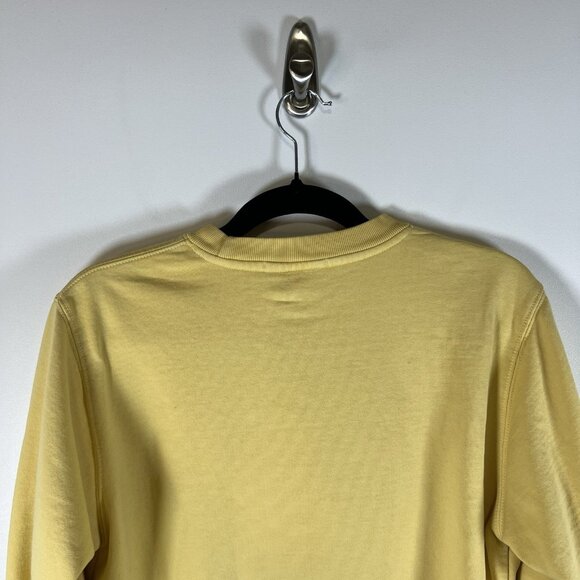 BRANDY MELVILLE‎ solid YELLOW honey Embroidered sweatshirt top One Size womens - Picture 10 of 11